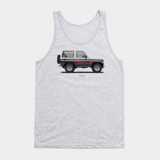 Land Cruiser 70 SWB Silver - Grey (BJ71V) Tank Top